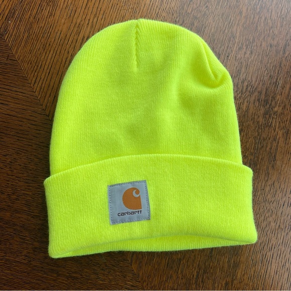 Carhartt Accessories - Like New Carhartt Watch Neon Yellow Beanie